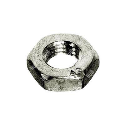 Hexagon nut UNI 5589/DIN 936 fine thread turned stainless steel 304 M10x1,00