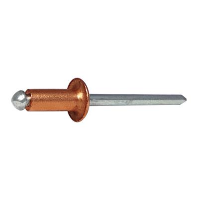 RFT-Blind rivet Copper/Steel DH 3,4x7,0