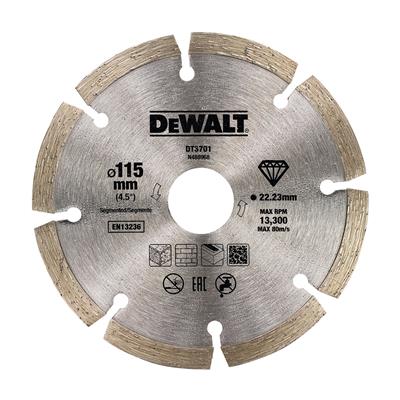 DEWALT-Disco diamantato Sinterizzato 115x22,2x7 DT3701-QZ