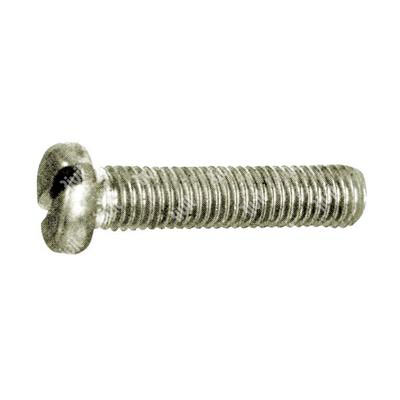 Slotted cheese head screw UNI 6107/DIN 84A A2 - stainless steel AISI304 M4x5