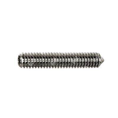 Socket set screw with cone point UNI 5927/DIN 914 stainless steel 304 M6x45