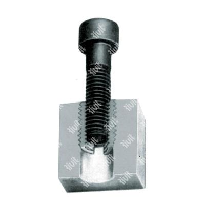 RSCT-Self tapping socket Zink Steel (for die cast) de.10x1,5 w/slots on the mandrel M6x1,0 - h.14