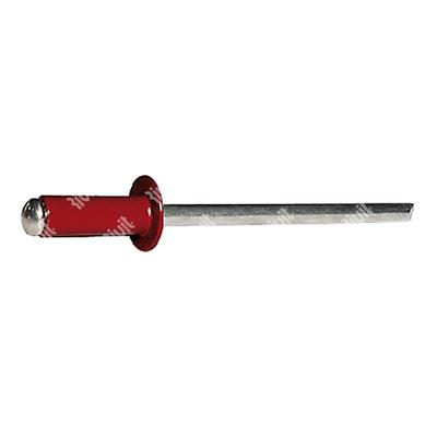 AFT3009-Blind rivet Alu RAL3009/Steel DH 3,2x9,0