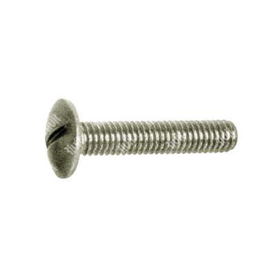 Becherschraube Kopf d.13,5 Schlitz A2 - Edelstahl AISI 304 M6x40