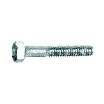 Hex head bolt UNI 5737/DIN 931 8.8 - white zinc plated steel M6x40