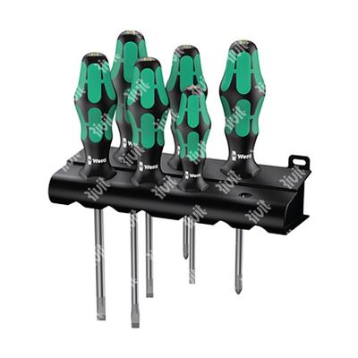 WERA-Kraftform Plus 334/6 Set 6 screwdrivers