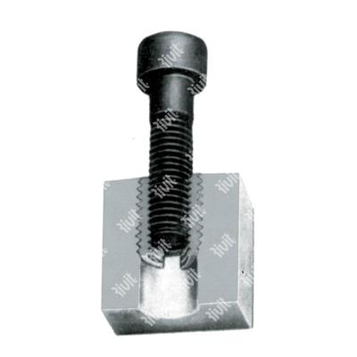 RSCF-F-Self tapping socketGalv. Steel w/hole f.9 M5x0,8x7 - 0318C