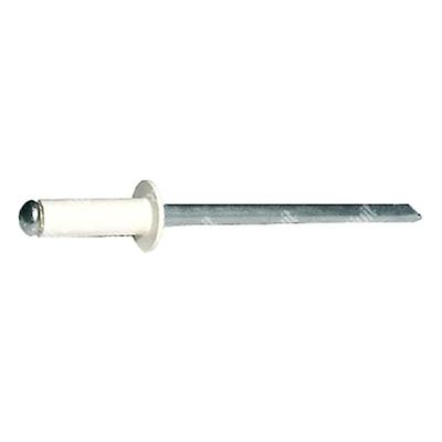 AFT1013-Alu/Acier rivet TP BLANC PERLE' 3,4x9,0