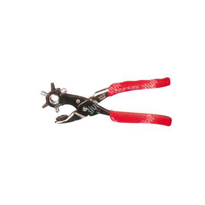 Combined punches clip pliers for OU eyelets d.4,5-5-5,5 0424