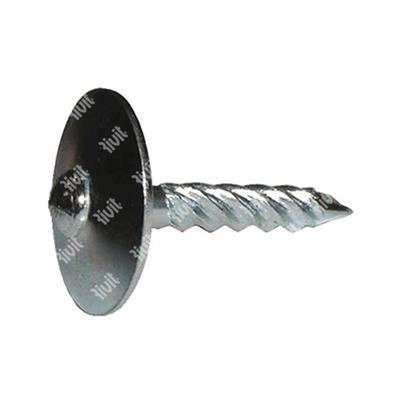 Steel Nail Umbrella head w/washer pp WZ d.4,4x50