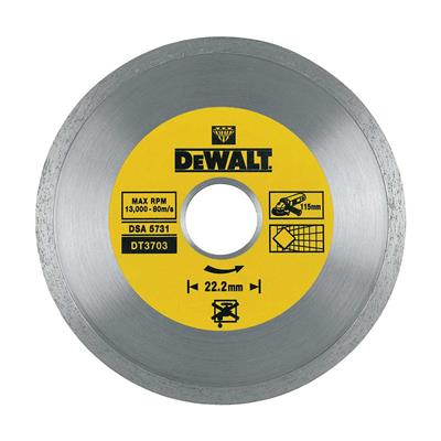 DEWALT-Disco diamantato Sinterizzato 115x22,2x5 DT3703-QZ