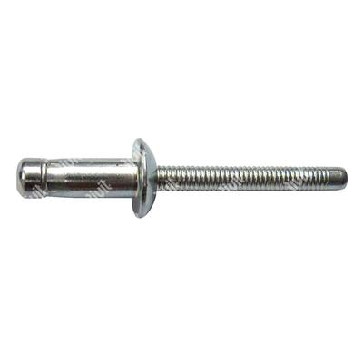 LOCKRIV-Blind rivet Steel/Steel gr 14,8-16,8 DH 6,4x22,5