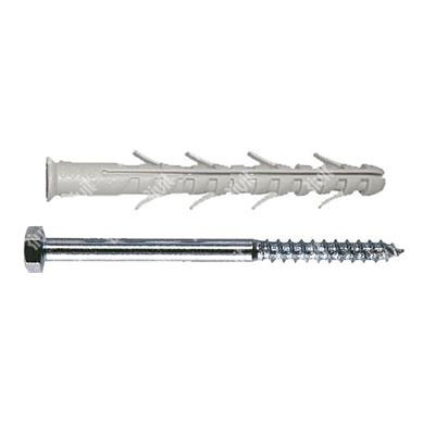 NLDVTE-Extended double expansion anchor w/HH screw d.16x160
