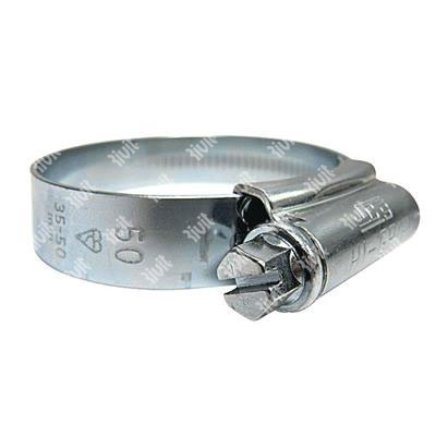 JCS-HIGRIP 440 Zinc plated hose clip L.13mm 430-440