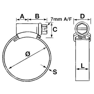 JCSW1-HIGRIP 500 Fascetta FEZ L.13mm 470-500