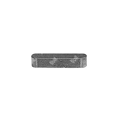 Parallel key round-ended UNI 6604A/DIN 6885A 6.8 - plain steel 20x12x100