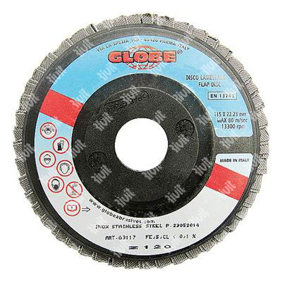 GLOBE-Abrasive disc for cleaning d.115xf.22