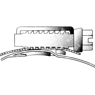 JCSW5-HITORQUE 50 Fascetta Inox 316 L.16mm 30-50