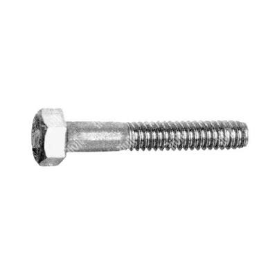 Hex head screw UNI 5738/DIN 960 fine 8.8 - white zinc plated steel M12x1,25x85