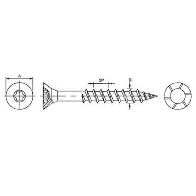 Truciolare passo rapido 2 principi TSP TX10 ZB 3x12