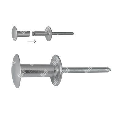 CANRIV-Connecting rivet Aluminium/steel zp gr. 41,28-46,05mm 4,8x40,0