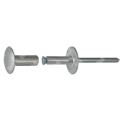 CANRIV-Connecting rivet Aluminium/steel zp gr. 19,05-22,23mm 6,4x17,0