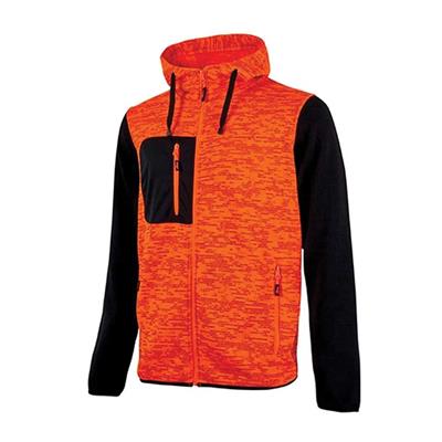 UPOWER-Felpa RAINBOW OF  Arancio Fluo Tg.XL