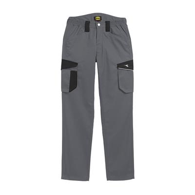 DIADORA-Pant Staff Stretch Cargo Grigio acciaio tg.M