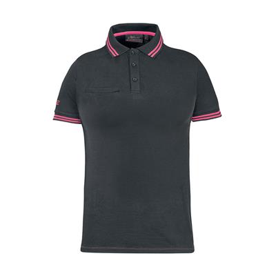 UPOWER-Polo WAY Grigio Fucsia Tg.L