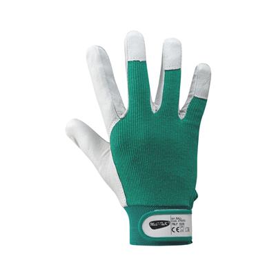 Sheep grain leather-cotton glove-red GL650/10