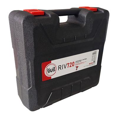 RIV720-Batt tool for rivets max d.6,4 w/2batt+chrg RIV720