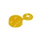 Plastic cap with eye RAL1004 yellow