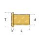 OU 40/50-Brass eyelet 4,0x5,0