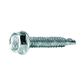 Hexagon flange head self-drilling screw UNI 8117/DIN 7504K white zinc plated steel 4,8x50