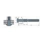 RIVLOCK-Lockbolt Steel d.8,0 gr 6,4-12,7 DH RLFT 10-6 d8,0