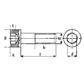 Zylinderkopfschraube Innensechskant U5931/D912 A2 - Edelstahl AISI304 M16x120