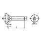 Senkkopfschraube Innensechskant U5933/D7991 A2 - Edelstahl AISI304 M12x40