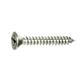 Phillips cross flat head tapping screw UNI 6955/DIN 7982 stainless steel 304 3,5x16