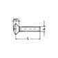 Linsensenkkopfschraube Kreuzschlitz U7689/D966 A2 - Edelstahl AISI304 M3x16