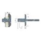 LOCKRIV14-Blind rivet Steel/Steel gr 3,5-6,0 LH14 4,8x11,5 TL14