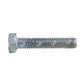 Hex head bolt UNI 5739/DIN 933 8.8 - white zinc plated steel M6x30