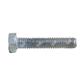 Hex head bolt UNI 5739/DIN 933 8.8 - white zinc plated steel M6x35