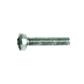 Phillips cross pan head screw UNI 7687/DIN 7985 4.8 - white zinc plated steel M6x20