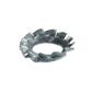 Serrated countersunk lock washer UNI 8842V/DIN 679 white zinc plated steel 6,4x11,8