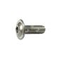 Vite BUTTON FLANGIATA ISO 7380-2 INOX A2 M4x12