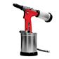 RIV504-Hydropneumatic tool for rivets up to d.6,4 (all materials) and structural up to d.6,4 RIV504