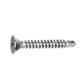 Csk flat head self drilling screw UNI8119/DIN7504P stainless steel 304 4,2x13