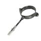 Collar for cast iron terminals Black ST with stud and anchor d.110