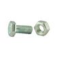 Hex structural bolt ISO 4017/ISO 4032 EN15048 SB 8.8 - white zinc plated M10x20