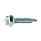Hexagon flange head self-drilling screw U8117/D7504K h.6 max white zinc plated steel 6,3x240/70